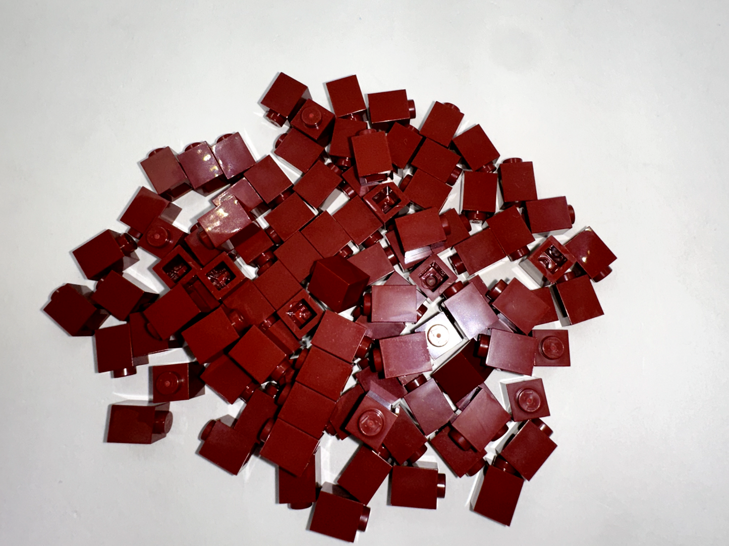 LEGO Pack of 200x New Dark Red Brick 1 x 1  BULK BRICKS