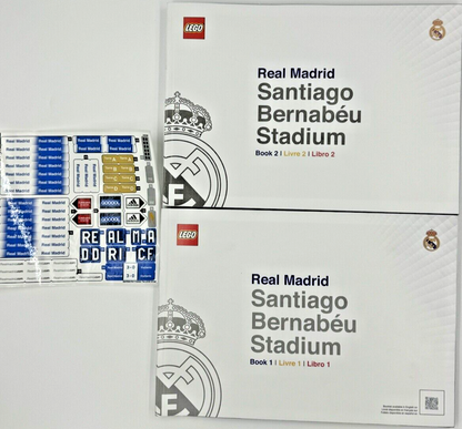 INSTRUCTIONS  + STICKER - LEGO Real Madrid – Santiago Bernabéu Stadium (10299)