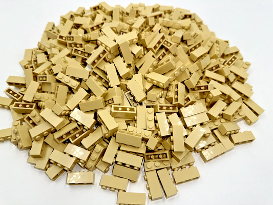 LEGO Pack of 200x New Tan Brick 1 x 3 BULK BRICKS