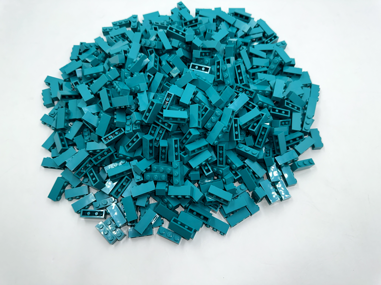 LEGO Pack of 100x New Dark Turquoise Brick 1 x 3 BULK BRICKS
