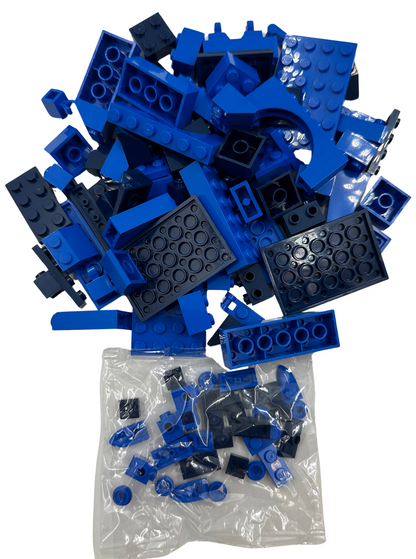 NEW LEGO Assorted Bulk Brick Pack: Blue