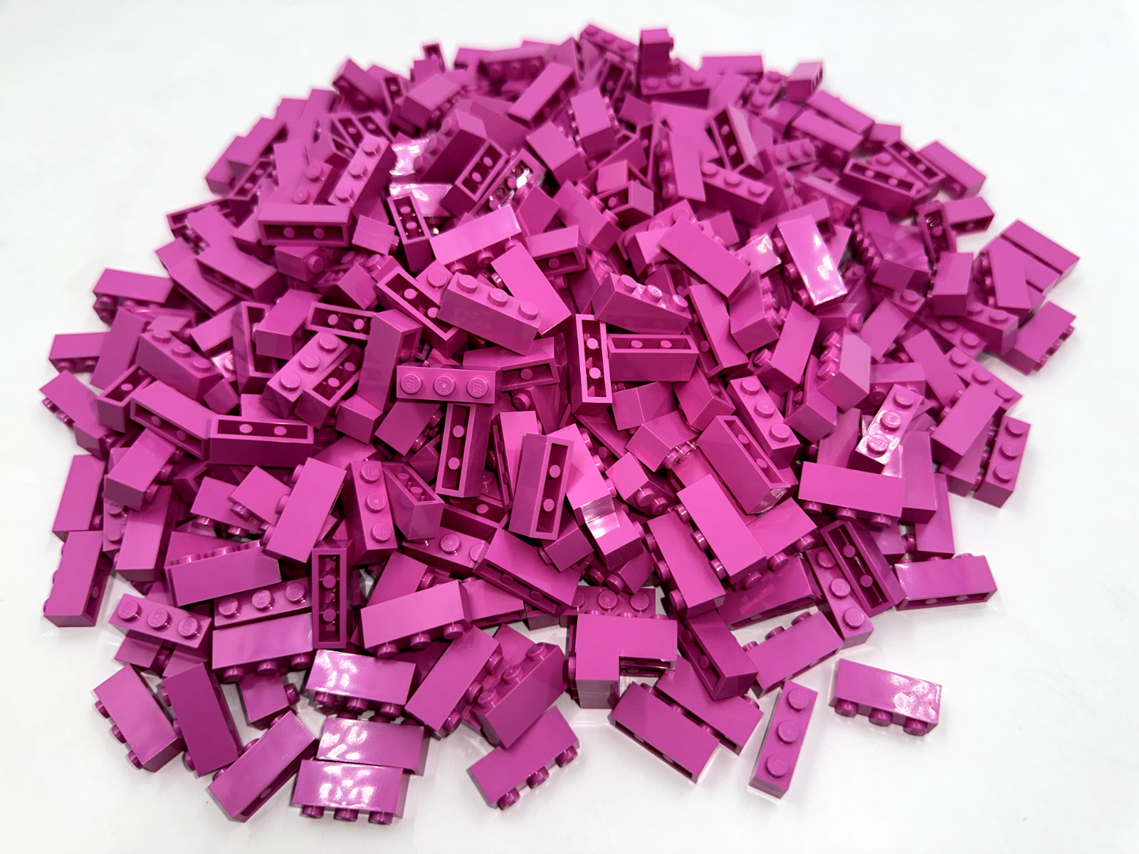 LEGO Pack of 200x New Dark Pink Brick 1 x 3 BULK BRICKS