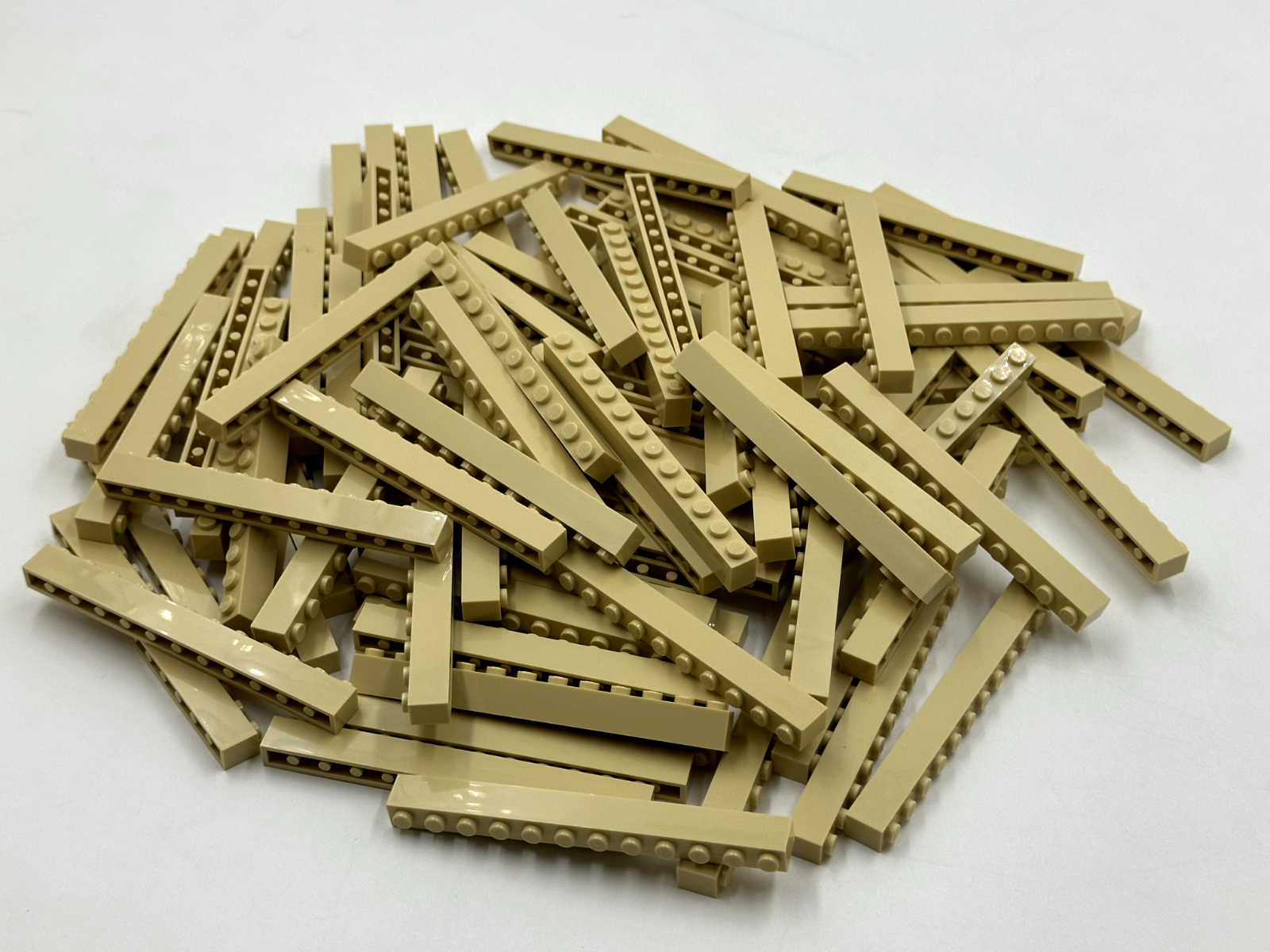LEGO Pack of 200x New Tan Brick 1 x 12 BULK BRICKS