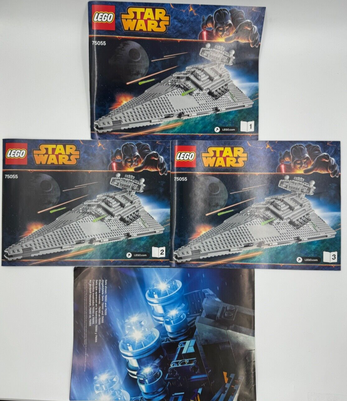 INSTRUCTIONS + STICKER - LEGO Star Wars: Imperial Star Destroyer (75055)