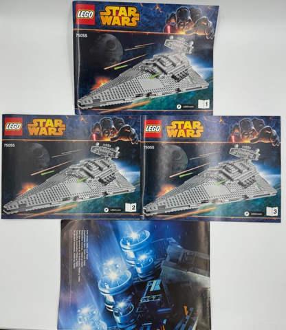 INSTRUCTIONS + STICKER - LEGO Star Wars: Imperial Star Destroyer (75055)