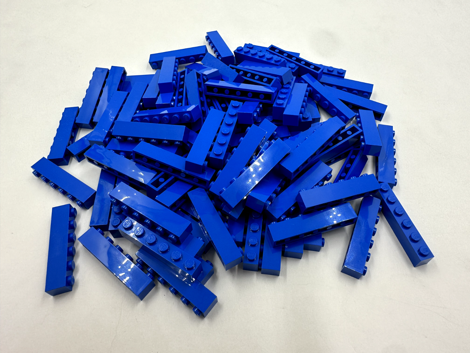 LEGO Pack of 100x New Blue Brick 1 x 6 BULK BRICKS