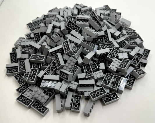 LEGO Pack of 200x New Light Bluish Gray Brick 2 x 4  BULK BRICKS
