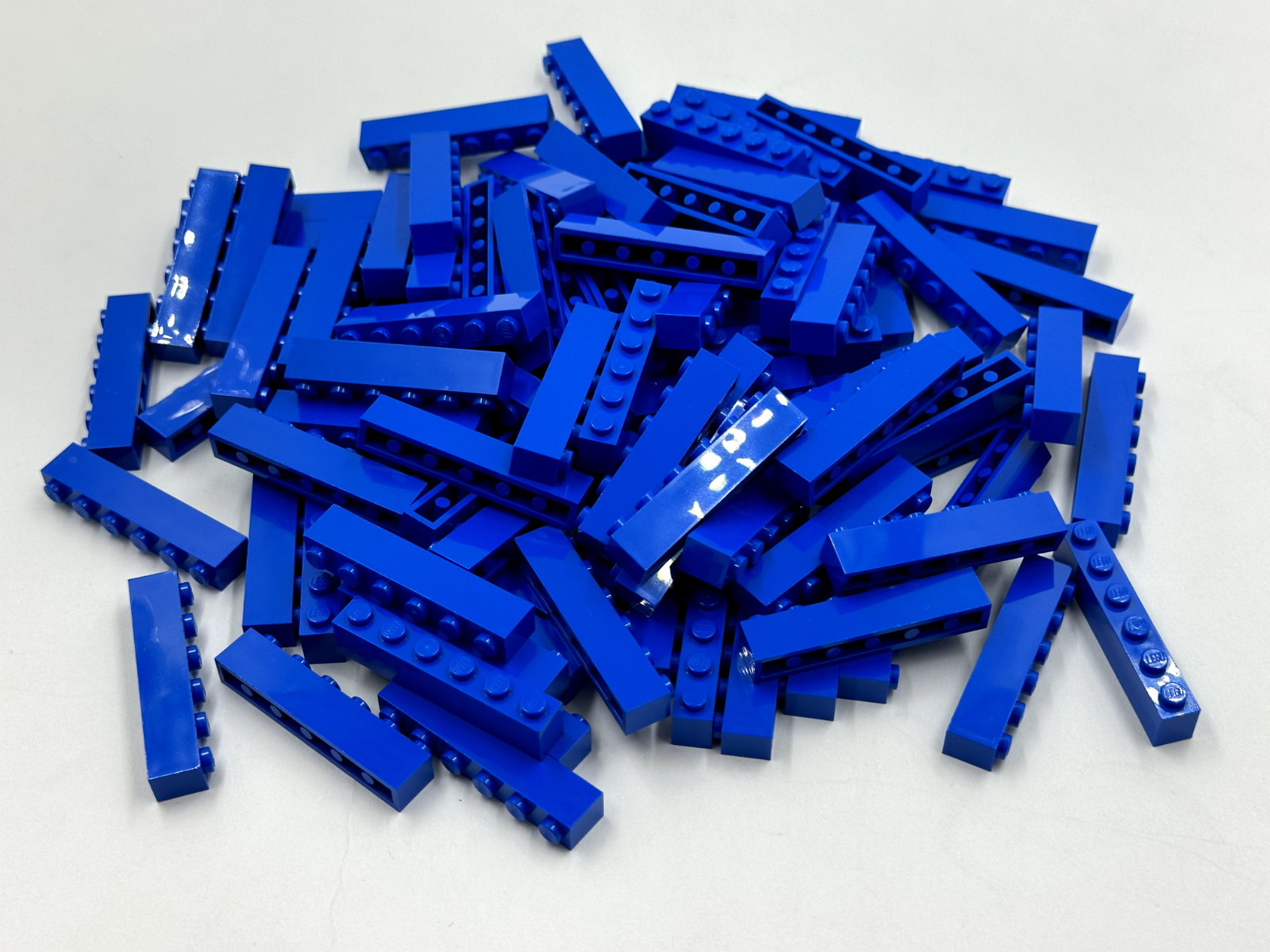 LEGO Pack of 100x New Blue Brick 1 x 6 BULK BRICKS