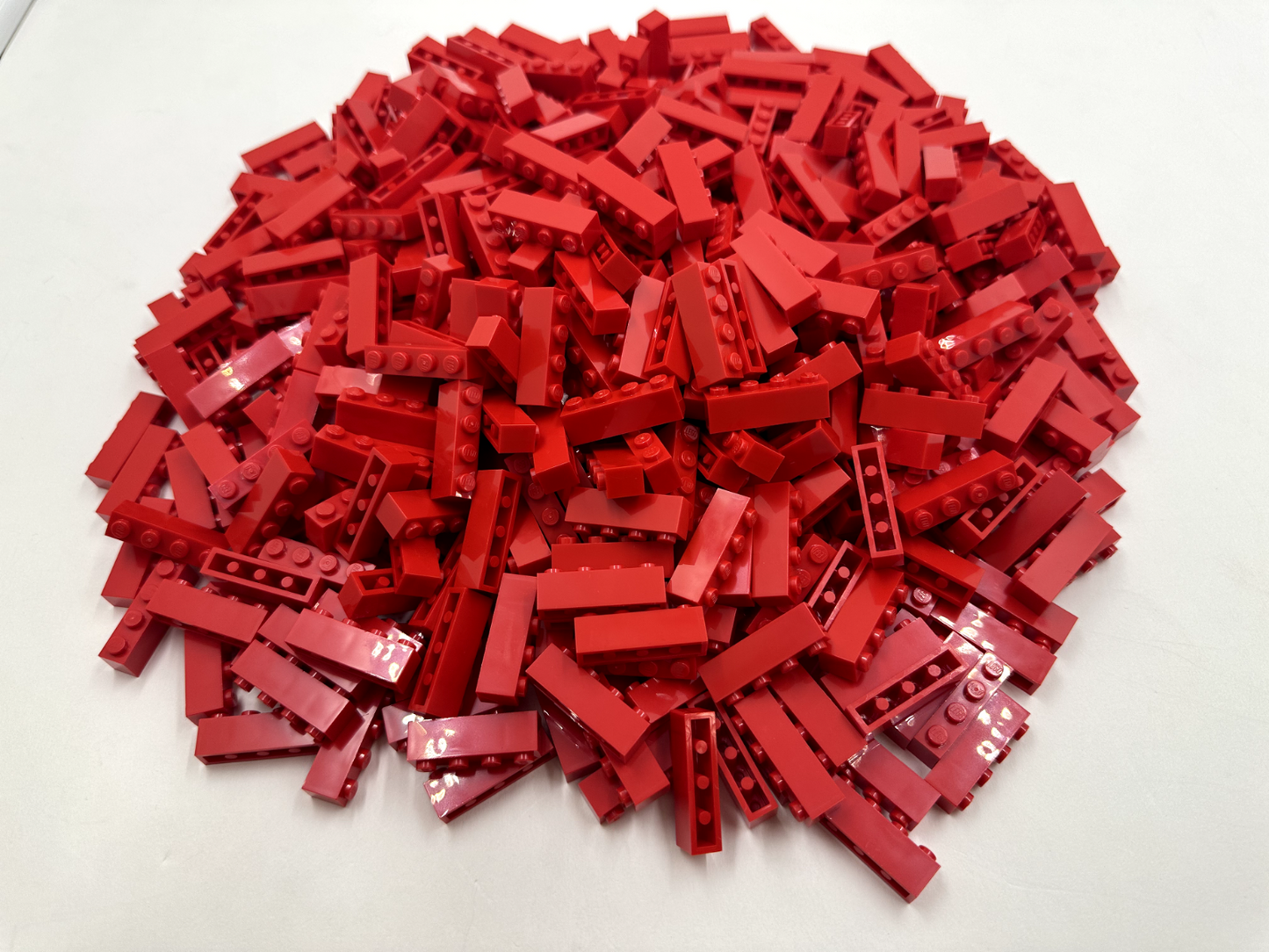 LEGO Pack of 200x New Red Brick 1 x 4 BULK BRICKS