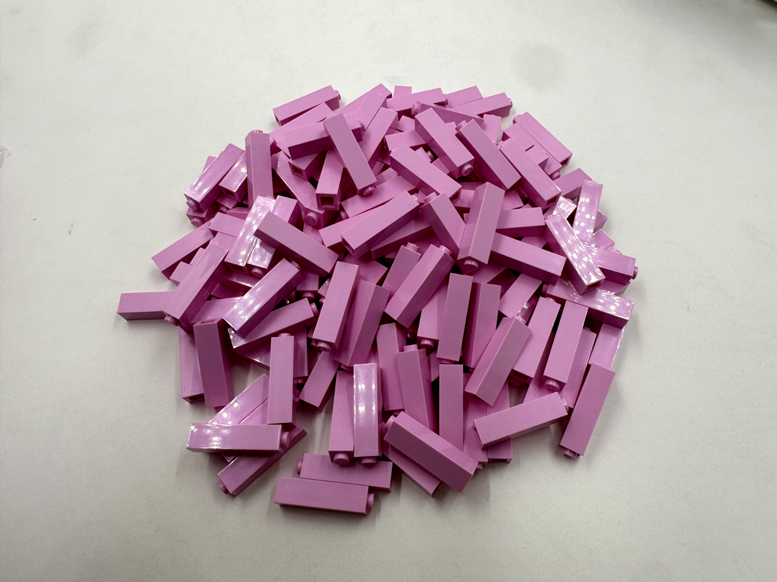 LEGO Pack of 100x New Bright Pink Brick 1 x 1 x 3 BULK BRICKS