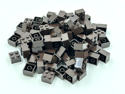 LEGO Pack of 200x New Dark Brown Brick 2 x 2  BULK BRICKS