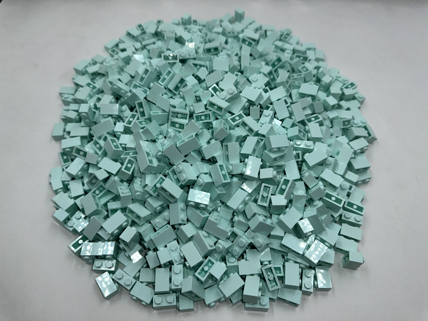 LEGO Pack of 200x New Light Aqua Brick 1 x 2 BULK BRICKS