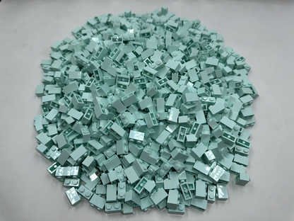 LEGO Pack of 200x New Light Aqua Brick 1 x 2 BULK BRICKS