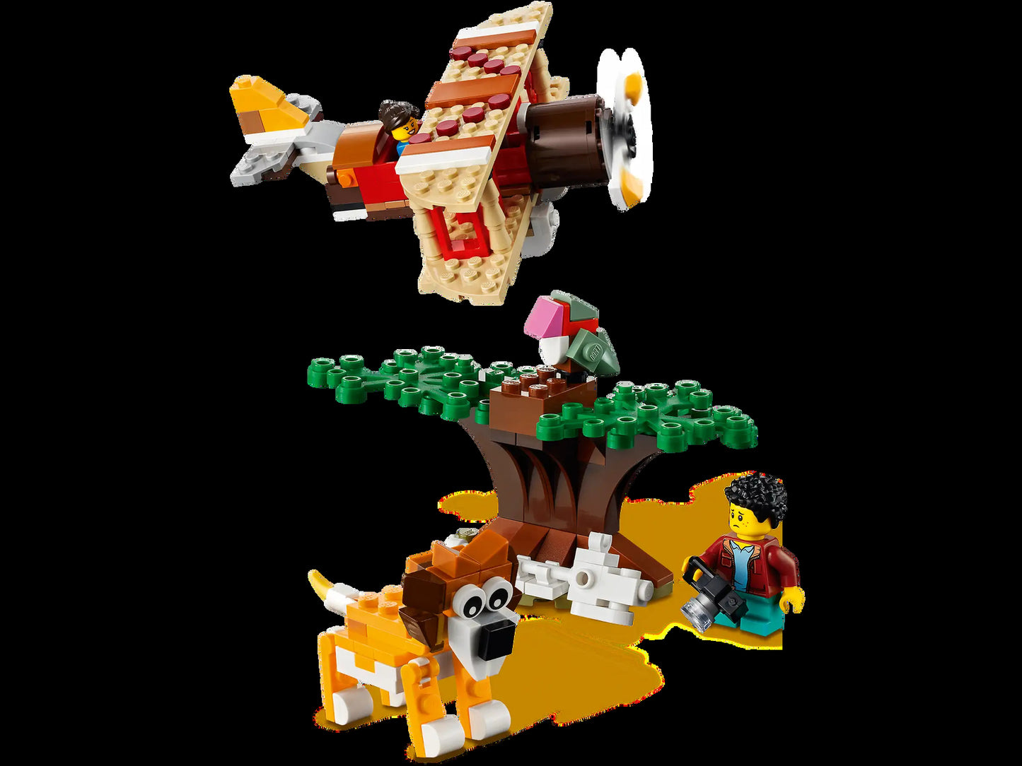 LEGO Creator 3 in 1 Safari Wildlife Tree House 31116 (397 Piece) (Discontinued)