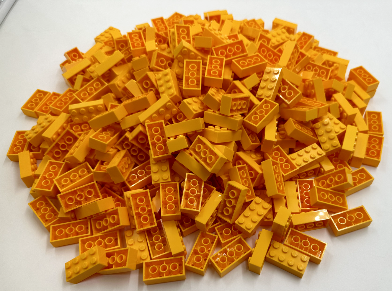 LEGO Pack of 100x New Bright Light Orange Brick 2 x 4  BULK BRICKS