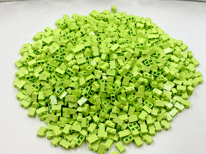 LEGO Pack of 200x New Yellowish Green Brick 1 x 2 BULK BRICKS
