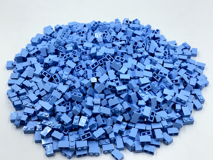 LEGO Pack of 200x New Bright Light Blue Brick 1 x 2 BULK BRICKS
