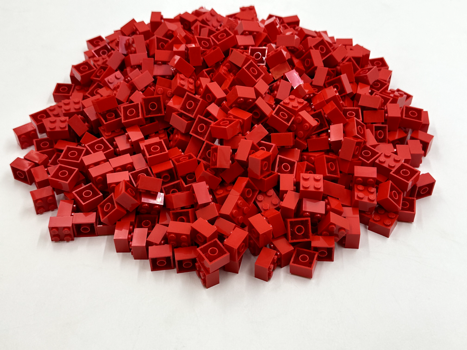 LEGO Pack of 100x New Red Brick 2 x 2  BULK BRICKS