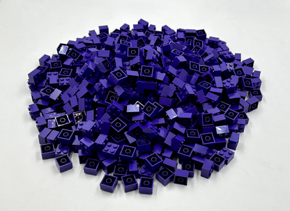 LEGO Pack of 200x New Dark Purple Brick 2 x 2  BULK BRICKS