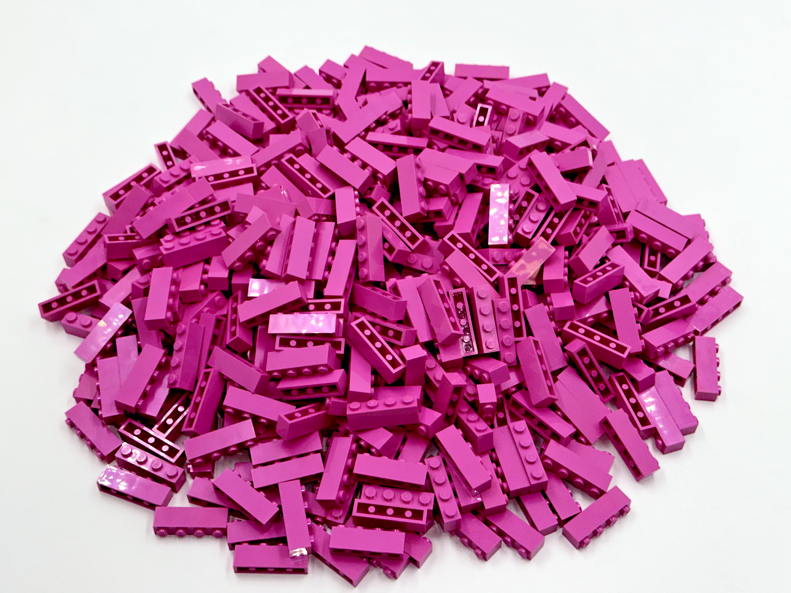 LEGO Pack of 100x New Dark Pink Brick 1 x 4 BULK BRICKS