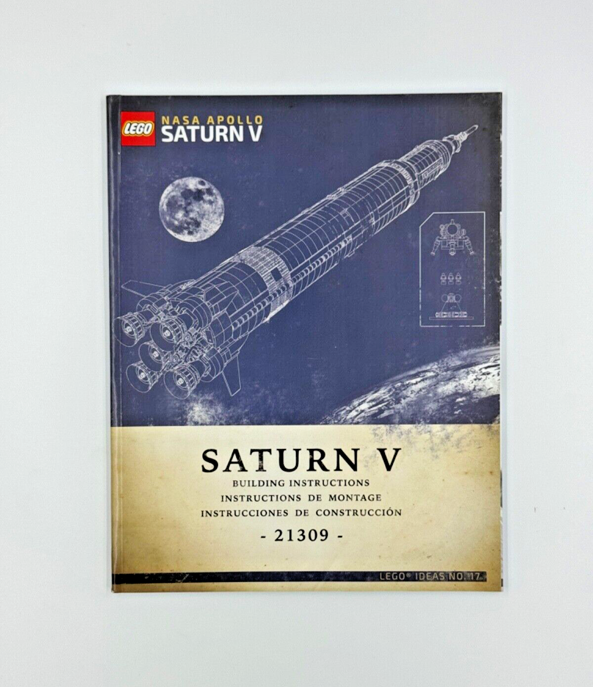 (INSTRUCTIONS ONLY) LEGO Ideas: NASA Apollo Saturn V (21309) SEALED