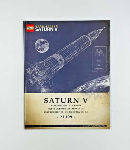 (INSTRUCTIONS ONLY) LEGO Ideas: NASA Apollo Saturn V (21309) SEALED