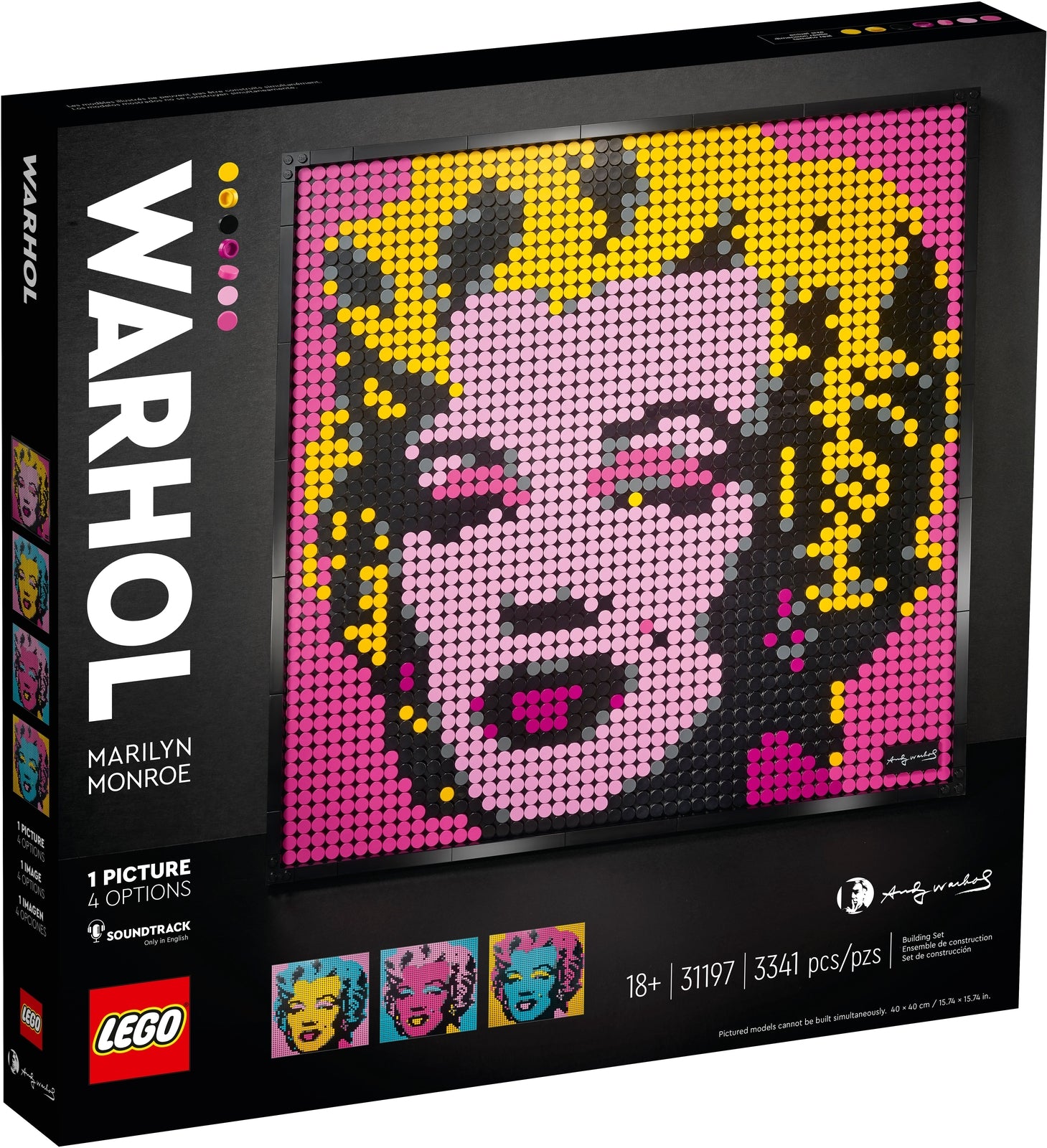 INSTRUCTIONS ONLY - LEGO Art: Andy Warhol's Marilyn Monroe (31197)