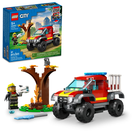 LEGO CITY: 4x4 Fire Truck Rescue (60393)