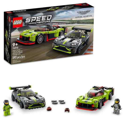 LEGO SPEED CHAMPIONS: Aston Martin Valkyrie AMR Pro and Aston Martin Vantage GT3