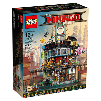 INSTRUCTIONS + STICKERS, SEALED - The LEGO Ninjago Movie: NINJAGO City (70620)