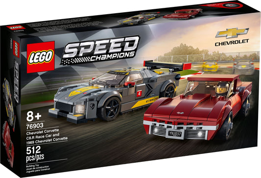 LEGO SPEED CHAMPIONS: Chevrolet Corvette C8.R Race Car and 1969 Chevrolet...