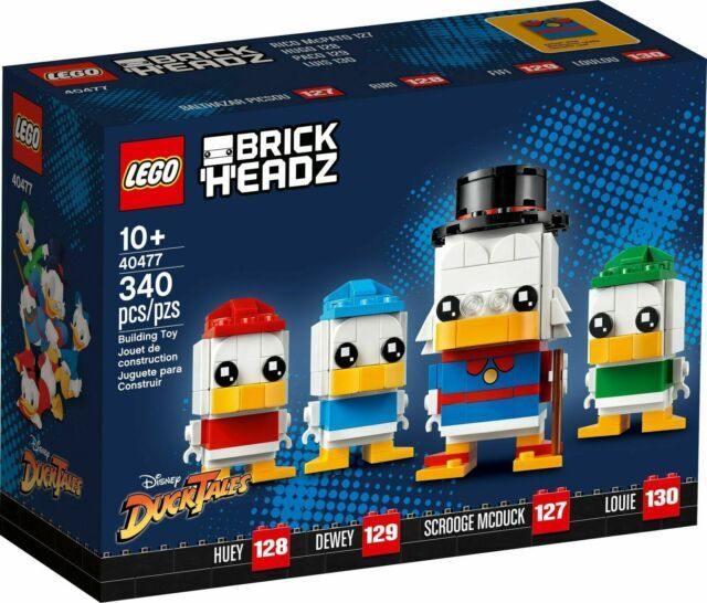 LEGO BRICKHEADZ: Scrooge Mcduck, Huey, Dewey & Louie (40477)