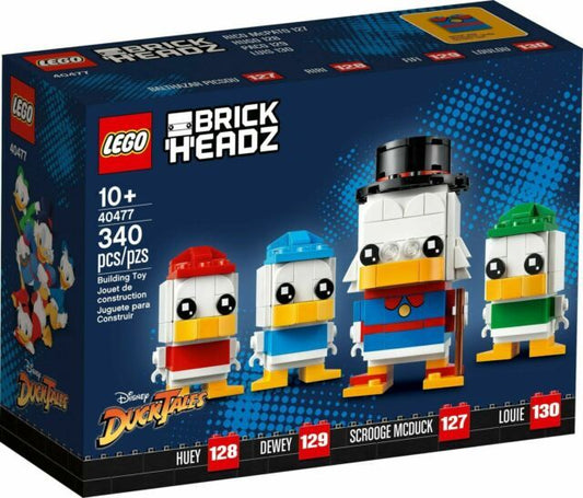 LEGO BRICKHEADZ: Scrooge Mcduck, Huey, Dewey & Louie (40477)